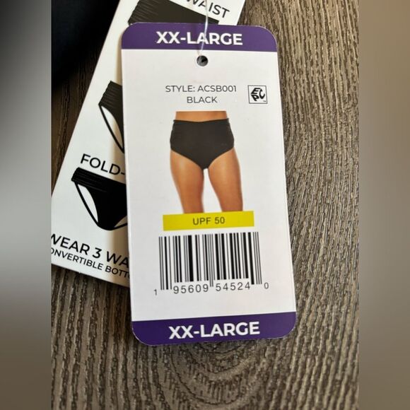 Anne Cole Black Swim Bottoms - Picture 6 of 6